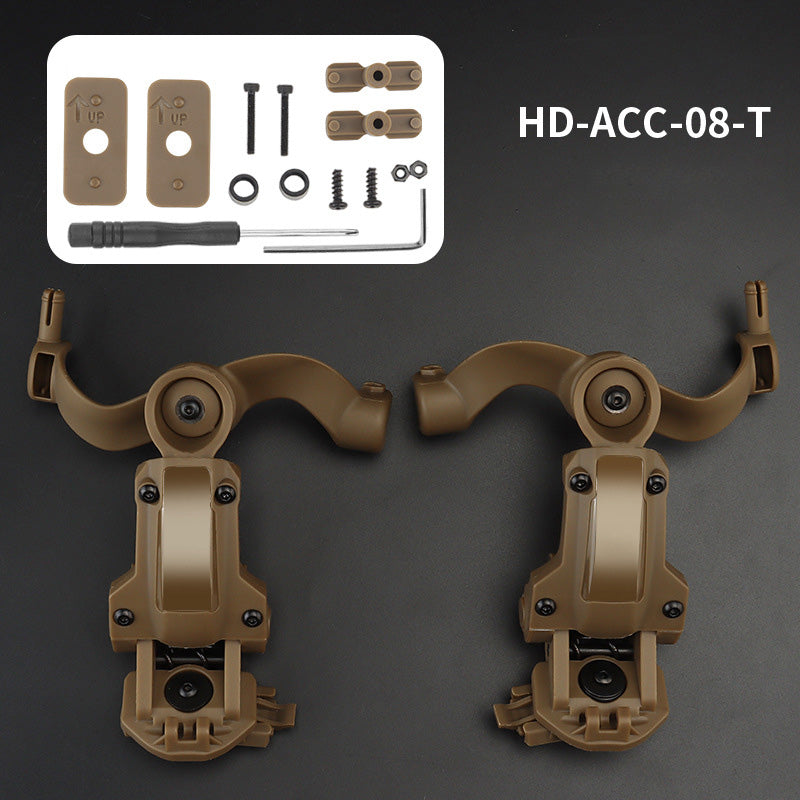 Pickup Noise Cancelling Tactical Headphones Helmet Accessory Rail Adapter Kit