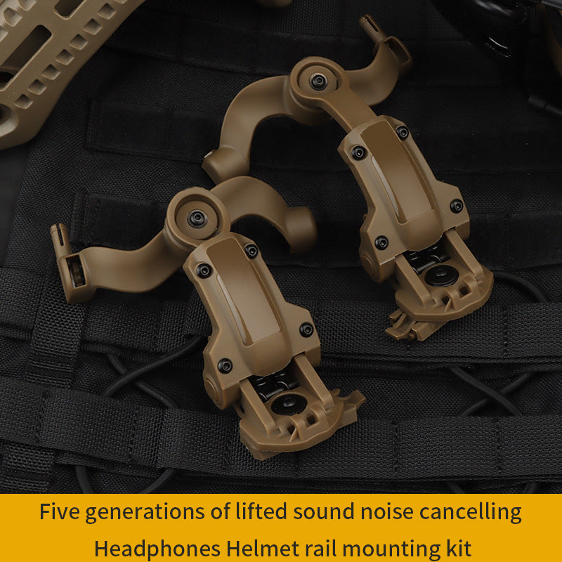 Pickup Noise Cancelling Tactical Headphones Helmet Accessory Rail Adapter Kit
