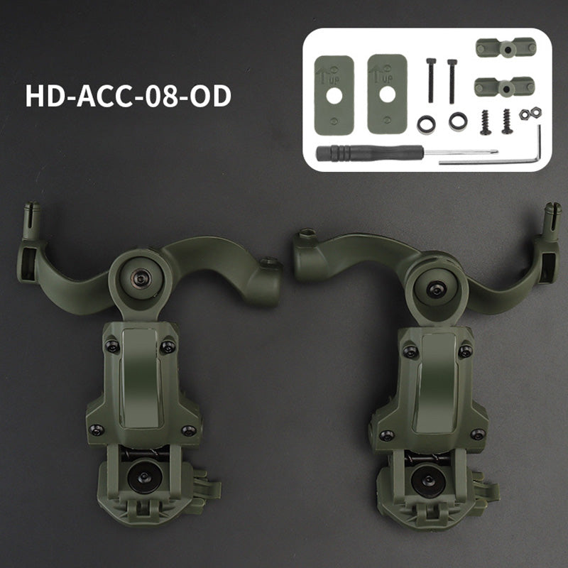 Pickup Noise Cancelling Tactical Headphones Helmet Accessory Rail Adapter Kit