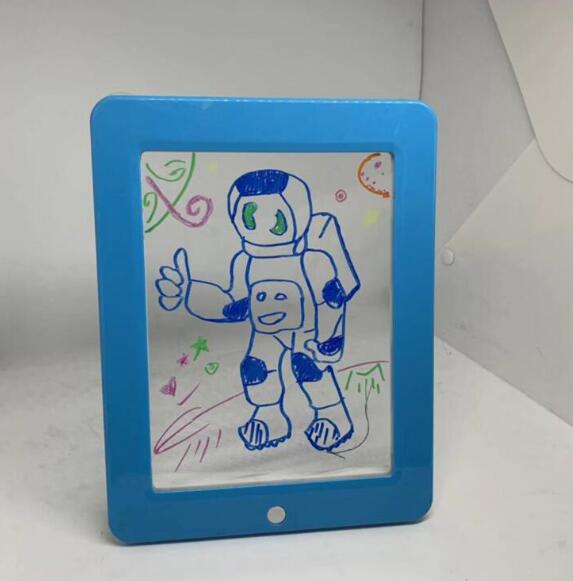 3D Magic Drawing Pad Luminous Light Drawing Board Graffiti Doodle Tablet Magic Draw with Light Kids Painting Fun Educational Toy