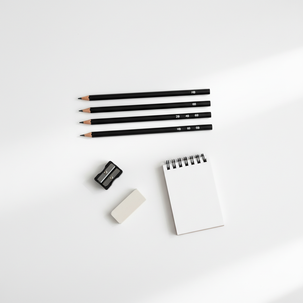 Sketching pencils set for students