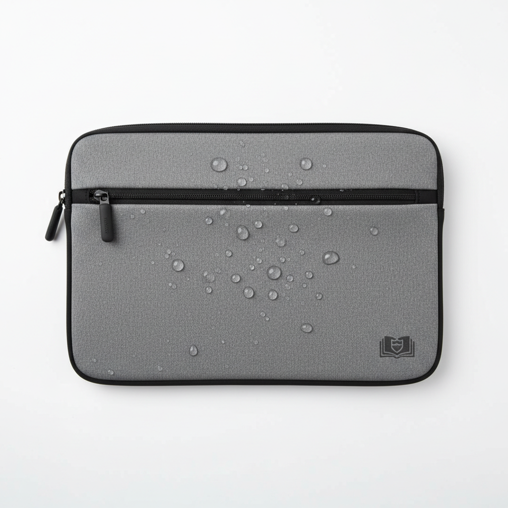 Water-resistant laptop sleeve for students