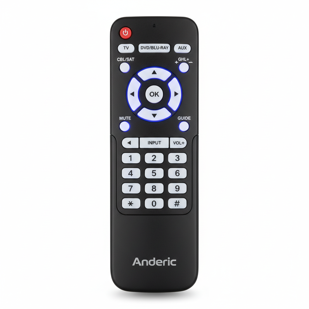 Anderic RRU401.7 4-device universal remote control
