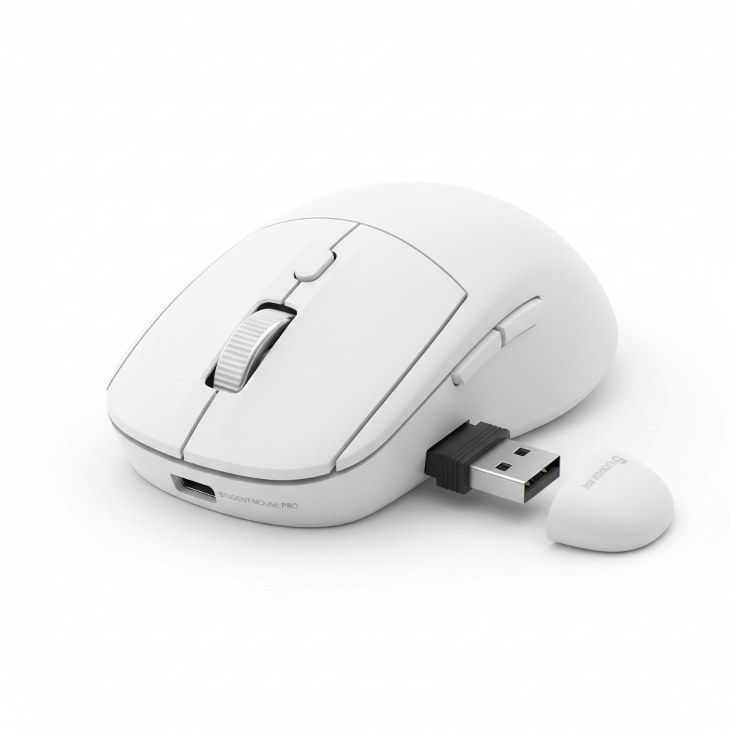 Compact wireless mouse for students