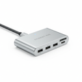 7-in-1 USB hub for students with multiple ports